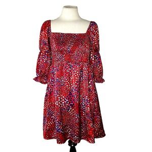 Joy Joy dress Prairie Collegecore
Sz XS red bubble top Fit Flare Grannycore